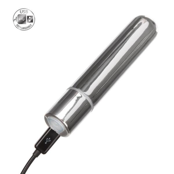 Rechargeable Bullet Vibrator Silver-Cal Exotics-Sexual Toys®