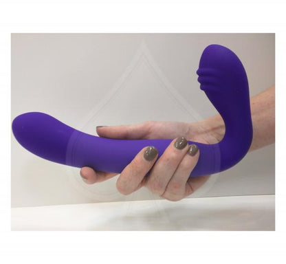 Rechargeable Silicone Love Rider Strapless Strap-on - Purple-Love Rider-Sexual Toys®