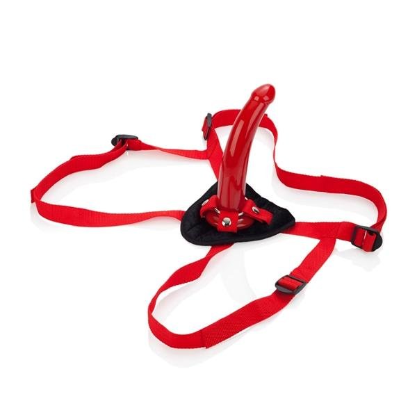 Red Rider Adjustable Strap On With 7 Inch Dong-blank-Sexual Toys®