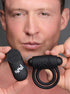 Remote Control 28x Vibrating Cock Ring And Bullet - Black-Bang-Sexual Toys®