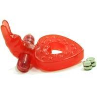 RING OF XTASY RABBIT SERIES RED SILICONE-blank-Sexual Toys®