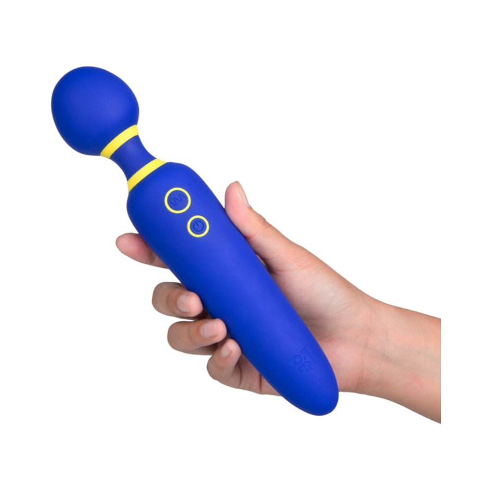 ROMP Flip Silicone Wand Vibrator Blue-ROMP-Sexual Toys®