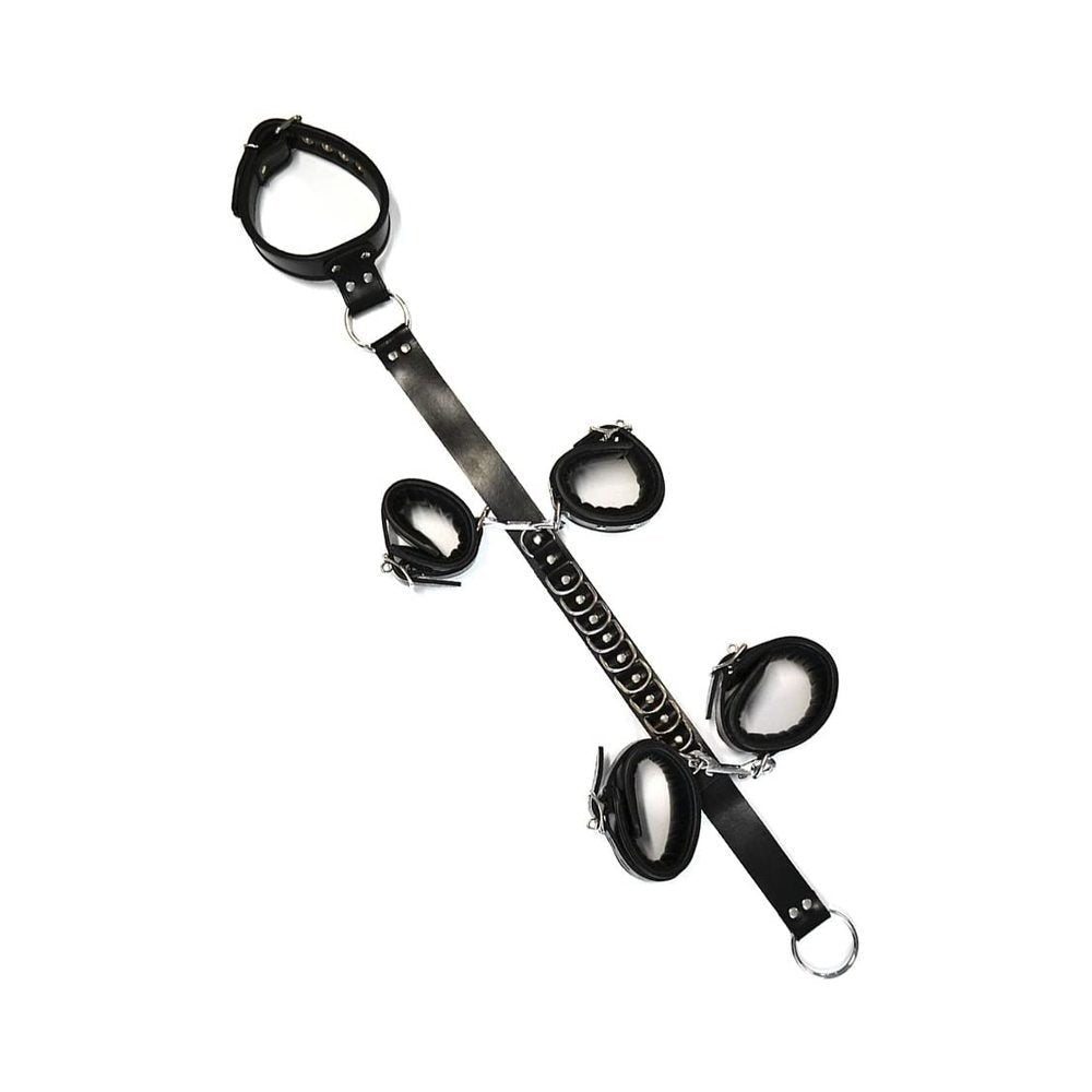 Rouge D Ring Hogtie Black/red-blank-Sexual Toys®