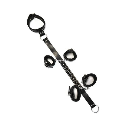 Rouge D Ring Hogtie Black/red-blank-Sexual Toys®