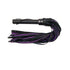 Rouge Flogger W/leather Handle & Floggers Black/purple-blank-Sexual Toys®