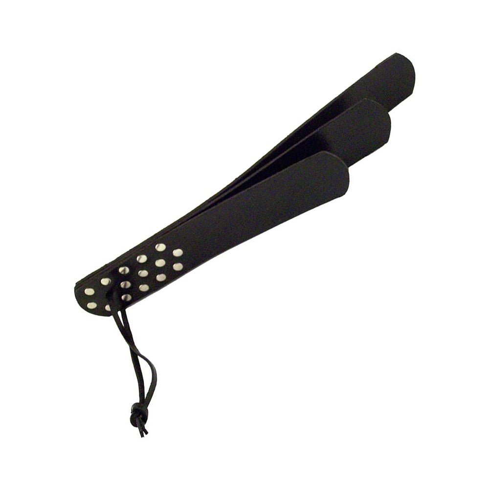 Rouge Leather Three Straps Paddle Black-blank-Sexual Toys®