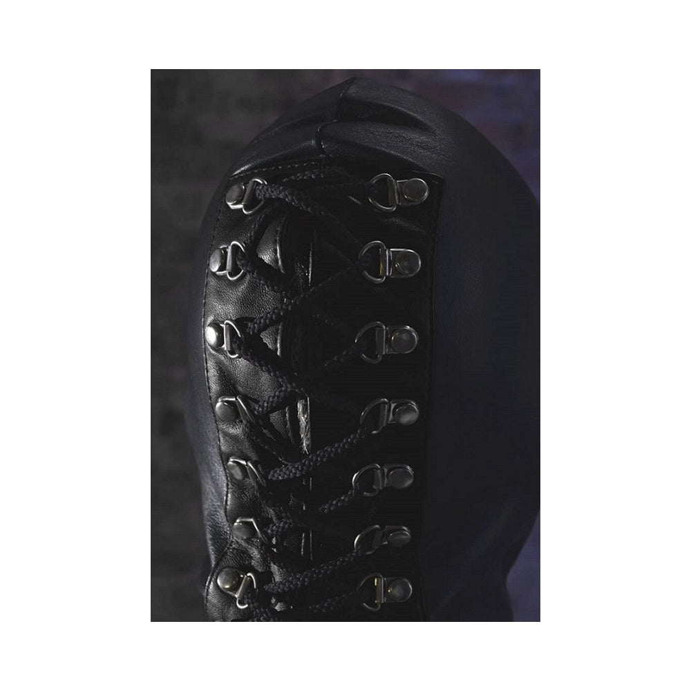 Rouge Mask D-Ring Lockable Buckle Strap Black-blank-Sexual Toys®