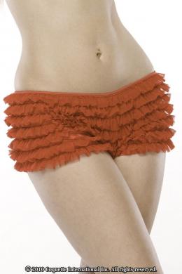 Ruffle Shorts W/Back Bow Red O/S-blank-Sexual Toys®