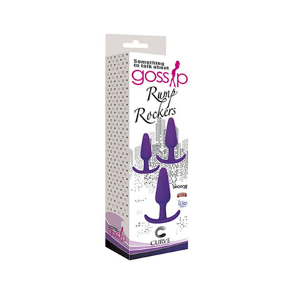 Rump Rockers 3 Piece Anal Plug Training Set Violet-Curve-Sexual Toys®