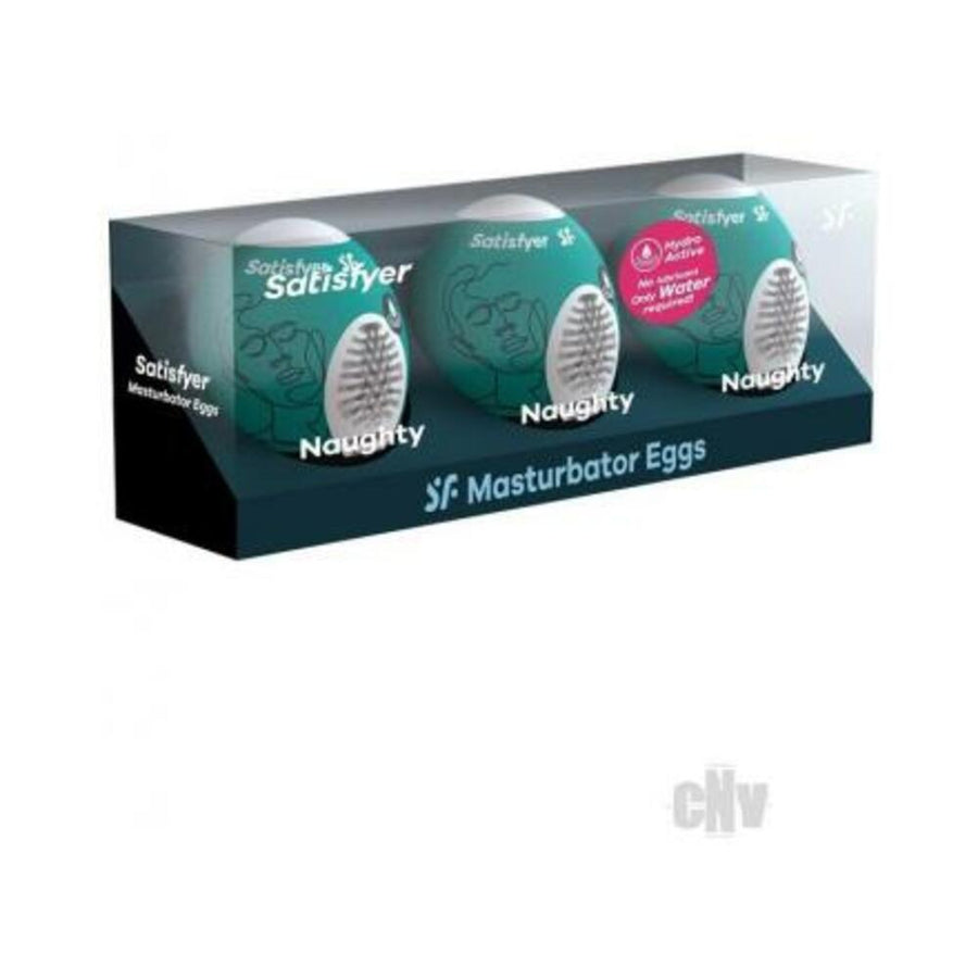 Satisfyer Masturbator Egg 3er Naughty-blank-Sexual Toys®