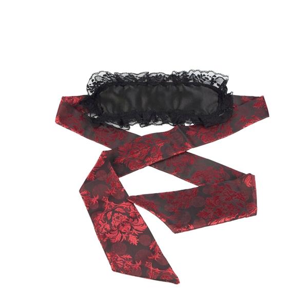 Scandal Eye Mask Black/Red-Scandal-Sexual Toys®