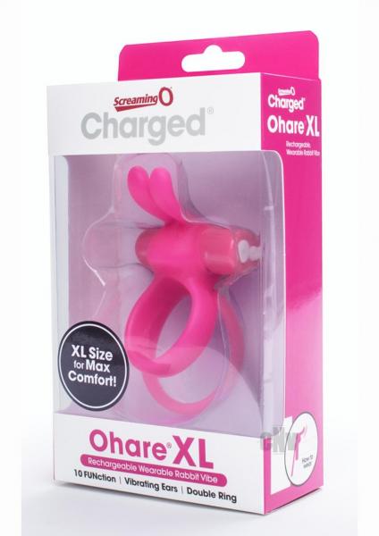 Screaming O Charged Ohare XL Vibrating Cock Ring Pink-Screaming O Charged-Sexual Toys®