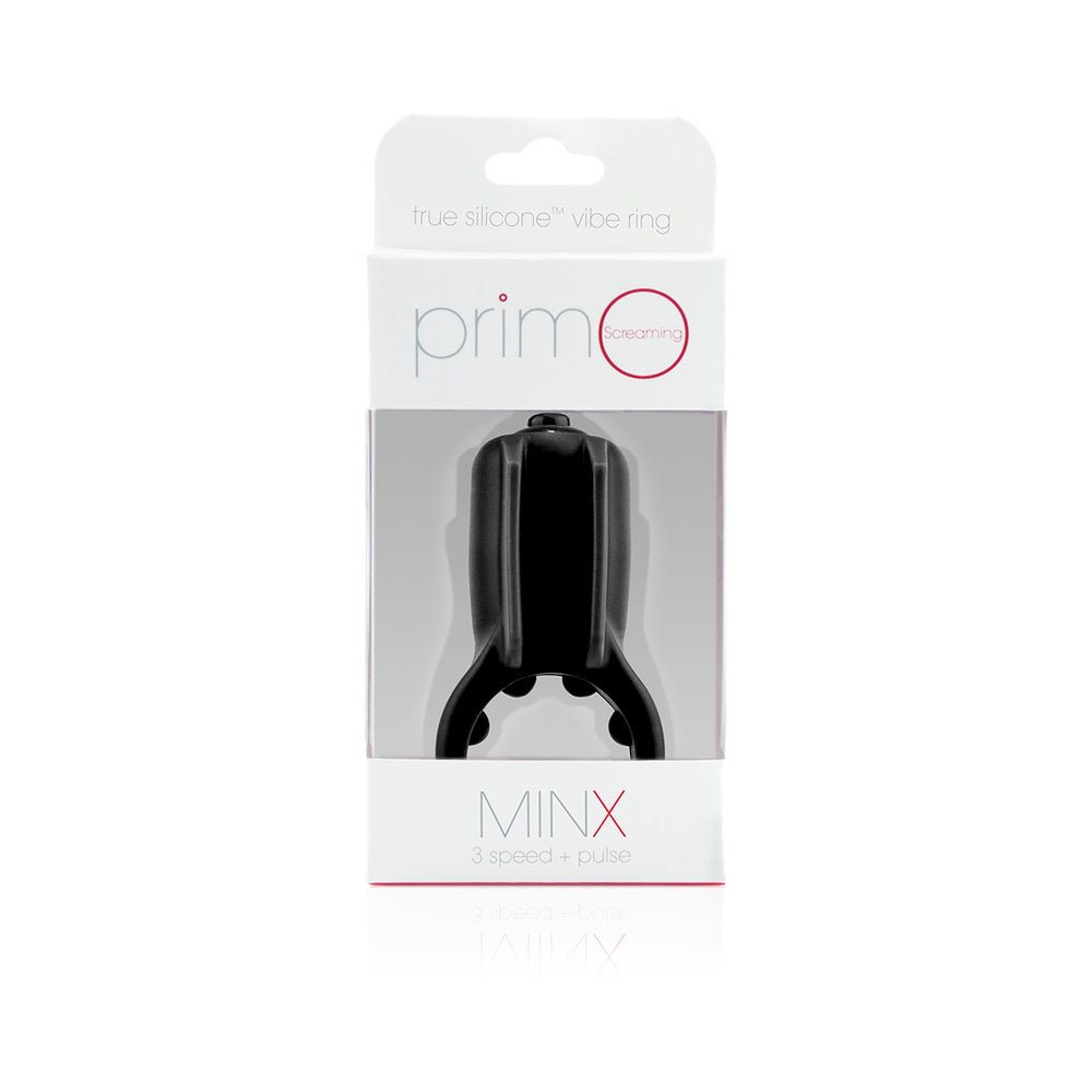 Screaming O Primo Minx Black Vibrating Ring-Screaming O-Sexual Toys®