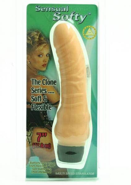 SENSUAL SOFTY 7 INCH DONG FLESH-blank-Sexual Toys®