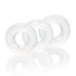 Set Of 3 Silicone Stacker Rings Clear-Cal Exotics-Sexual Toys®