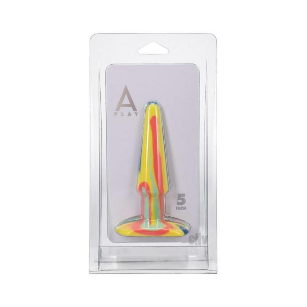 A-play Groovy 5 In. Silicone Anal Plug Sunrise-blank-Sexual Toys®