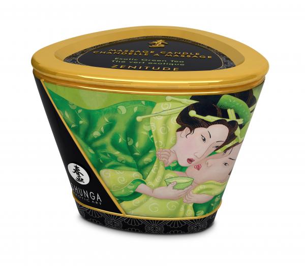 Shunga Massage Candle Zenitude Exotic Green Tea 5.7oz-Shunga Erotic Art-Sexual Toys®