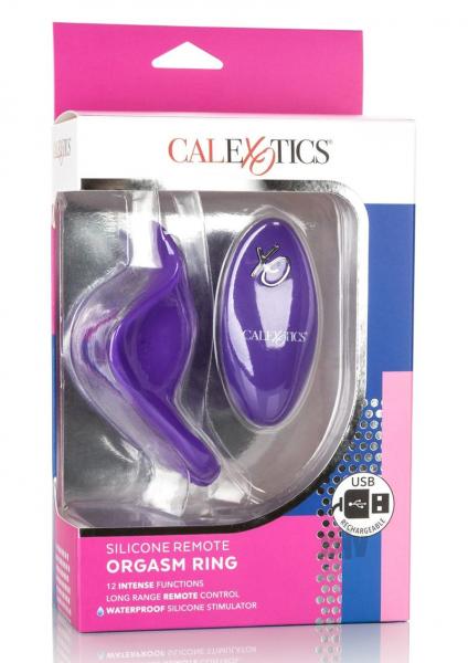 Silicone Remote Rechargeable Orgasm Ring Purple-Cal Exotics-Sexual Toys®