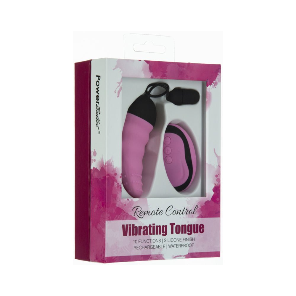 Simple &amp; True Vibrating Remote Control Tongue Pink-blank-Sexual Toys®