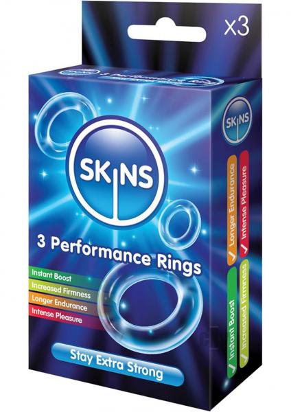 Skins Performance Ring 3 Pack Cock Rings-Skins Performance-Sexual Toys®