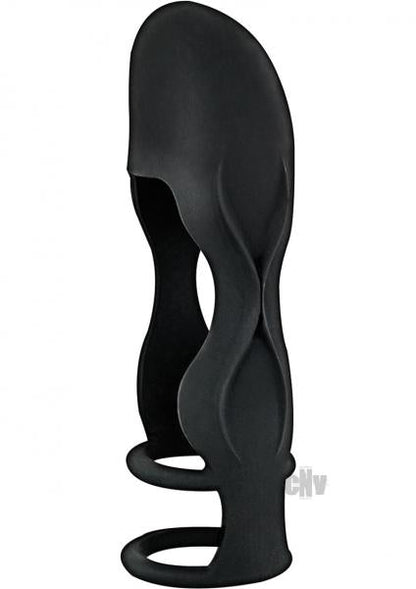 Sleek Silicone Penis Sheath - Black-Nasstoys-Sexual Toys®