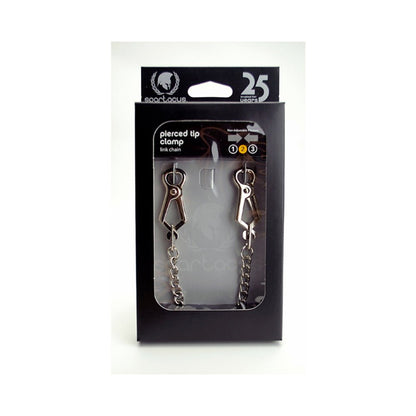 Spartacus Endurance Nipple Clamps Light Point Clamps With Curbed Chain-blank-Sexual Toys®