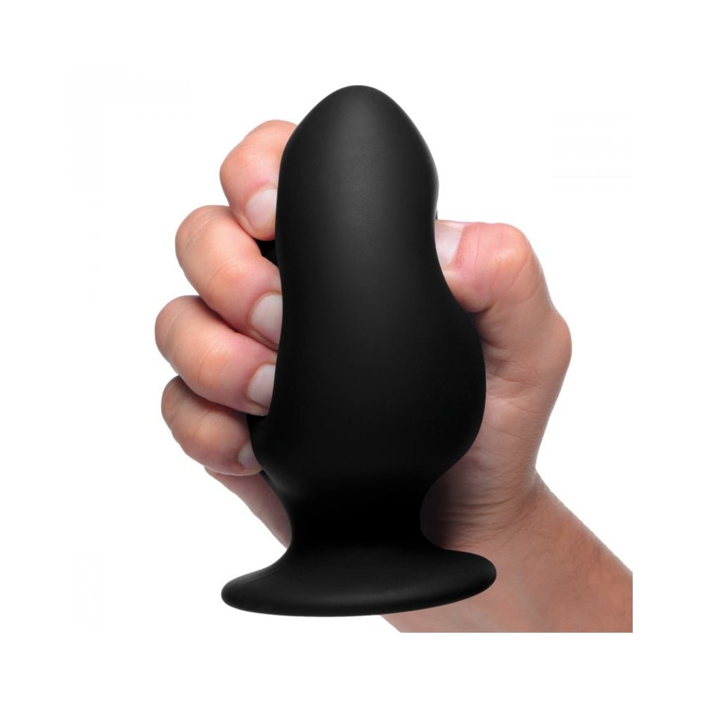 Squeezable Large Anal Plug - Black-blank-Sexual Toys®