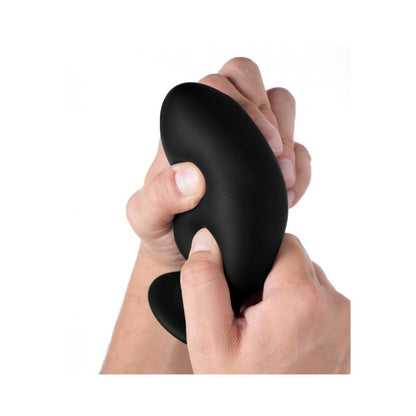 Squeezable Large Anal Plug - Black-blank-Sexual Toys®