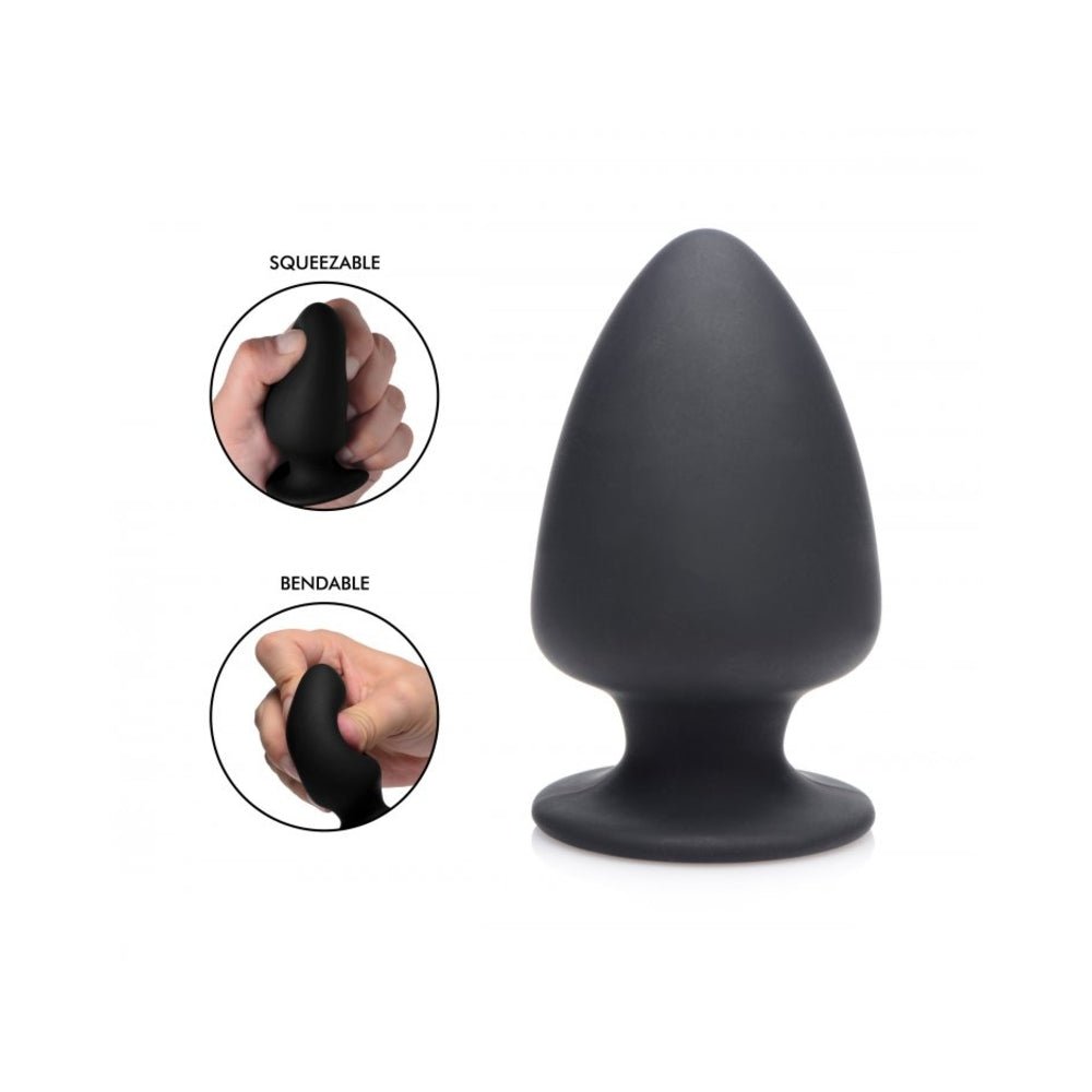 Squeezable Small Anal Plug - Black-blank-Sexual Toys®