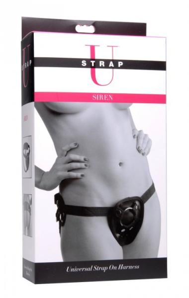 Strap U Universal Harness Rear Support Black O/S-Strap U-Sexual Toys®