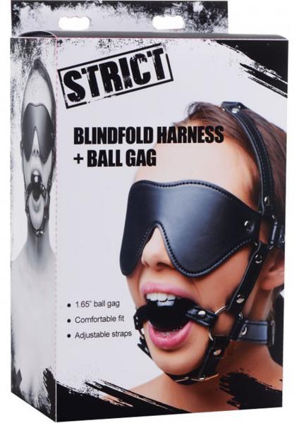 Strict Blindfold Harness Plus Ball Gag-STRICT-Sexual Toys®