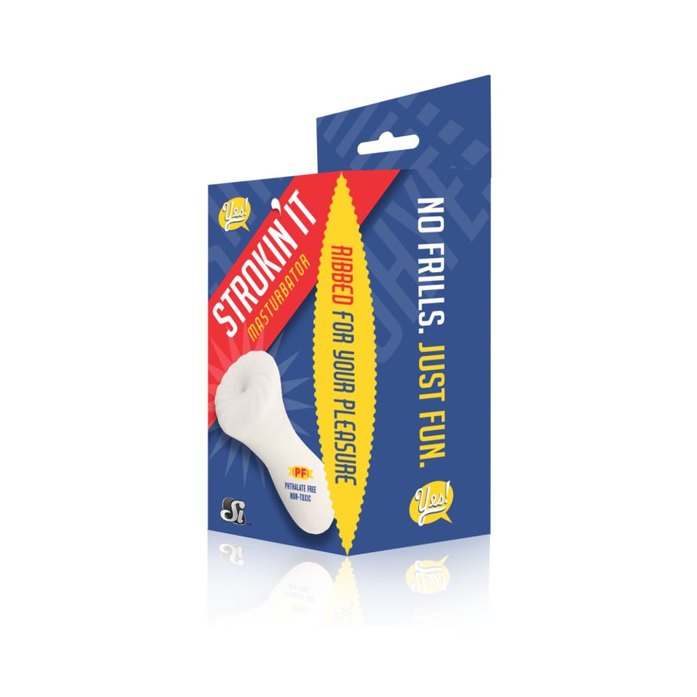 Strokin It Masturbator White-Si Novelties-Sexual Toys®