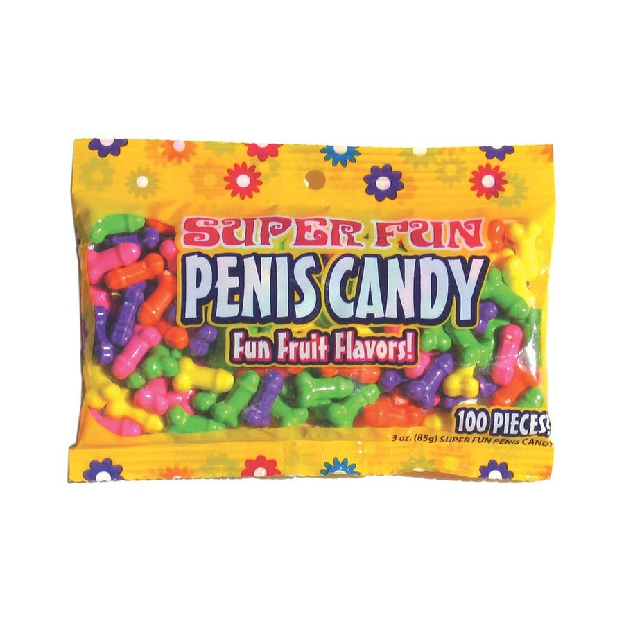 Super Fun Penis Candy 100 Pieces Fruit Flavors 3oz-blank-Sexual Toys®