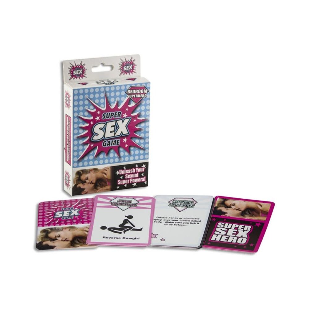 Super Sex Card Game Bedroom Superhero-blank-Sexual Toys®