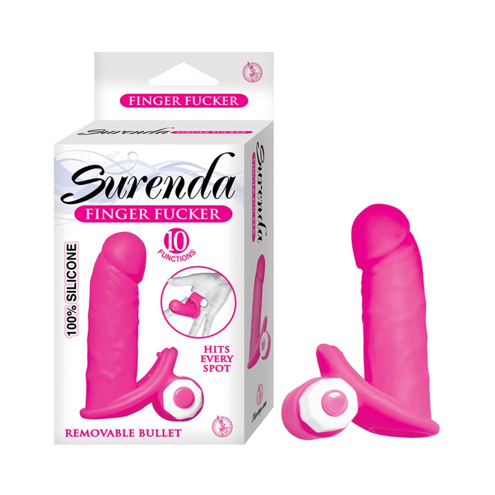 Surenda Finger F*cker  Pink Vibrator-Nasstoys-Sexual Toys®