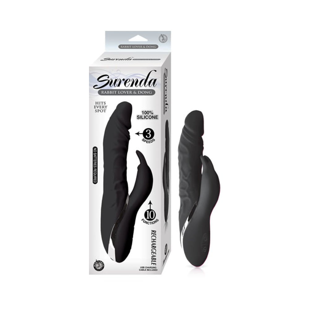 Surenda Rabbit Lover &amp; Dong Vibrator-Nasstoys-Sexual Toys®