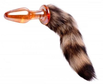 Tailz Faux Fox Tail Orange Glass Anal Plug-Tailz-Sexual Toys®