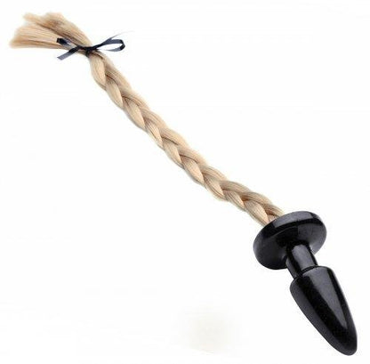 Tailz Pony Tail Blonde Anal Plug Black-Tailz-Sexual Toys®