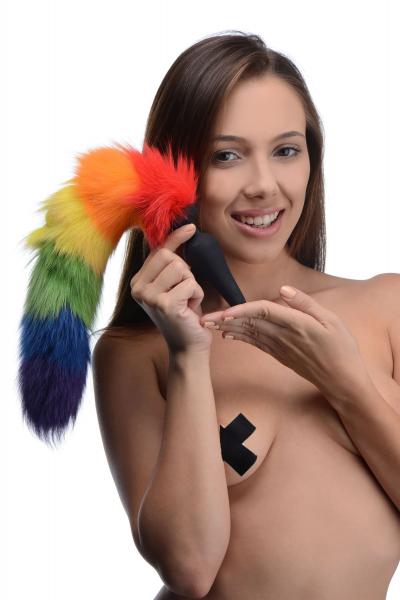 Tailz Rainbow Tail Silicone Butt Plug-Tailz-Sexual Toys®