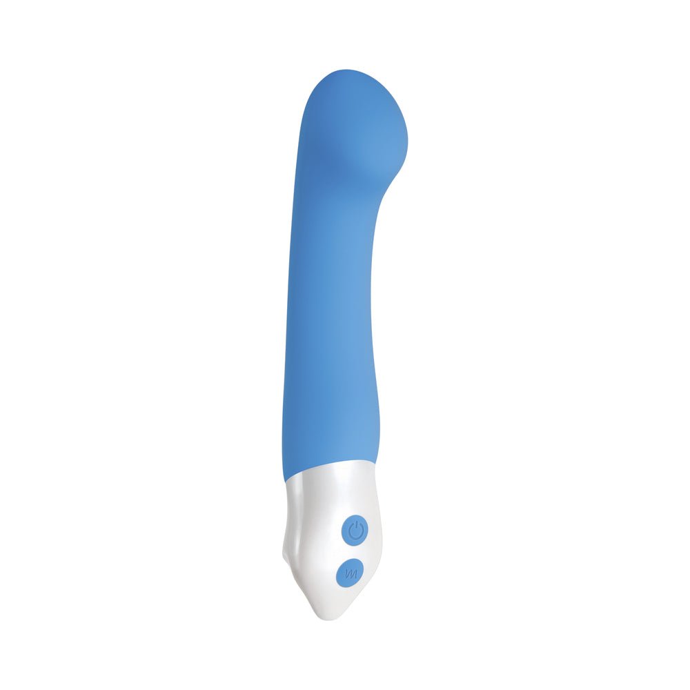 Tempest G Silicone Rechargeable G-Spot Vibrator Blue-Evolved-Sexual Toys®