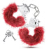 Temptasia Plush Fur Cuffs Handcuffs-Blush-Sexual Toys®