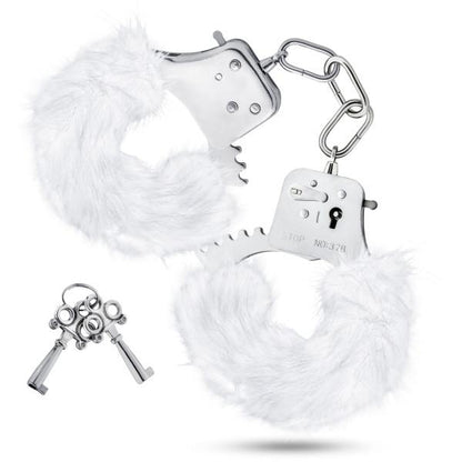 Temptasia Plush Fur Cuffs Handcuffs-Blush-Sexual Toys®