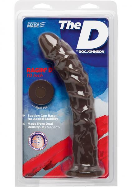 The D Ragin 10 inches Ultraskyn Dildo-The D Ragin by Doc Johnson-Sexual Toys®