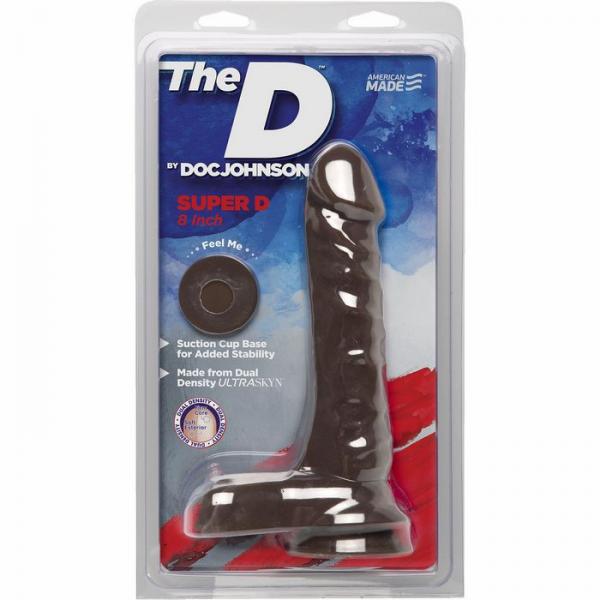 The D Super D 8 inches Dildo with Balls-The D Super D by Doc Johnson-Sexual Toys®