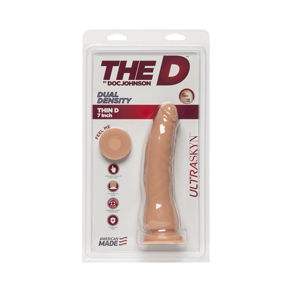 The D Thin 7in ULTRASKYN Vanilla-Doc Johnson-Sexual Toys®