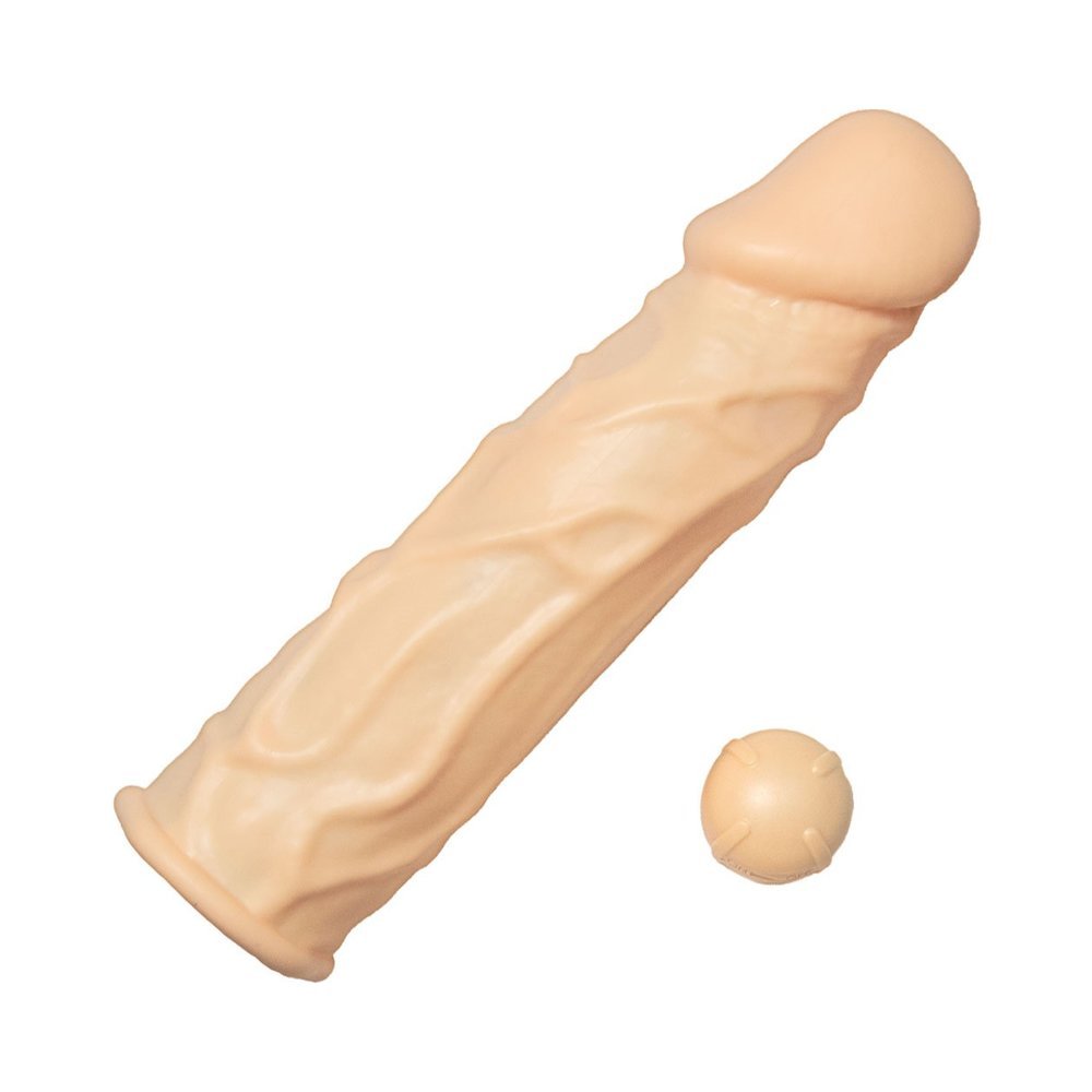 The Great Extender 1st Silicone Vibrating Sleeve 6.5in-Nasstoys-Sexual Toys®