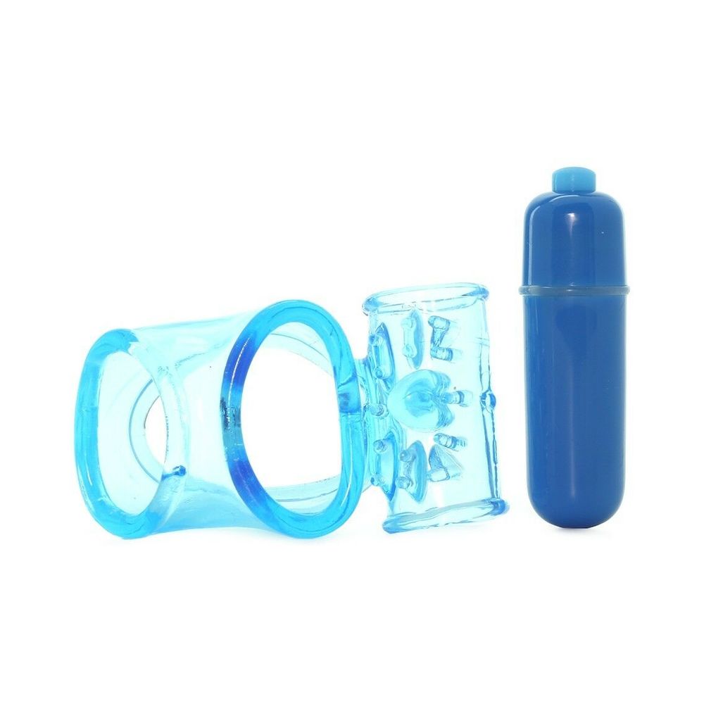 The Macho Vibrating Cocksling, Waterproof Blue-Nasstoys-Sexual Toys®