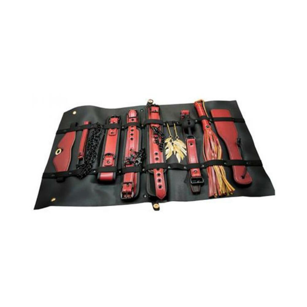 The Traveler Restraint &amp; Bondage Play Kit Red 10 Pcs-blank-Sexual Toys®