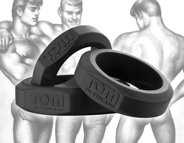 Tom Of Finland 3 Piece Silicone Cock Ring Set-Tom of Finland-Sexual Toys®