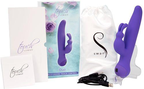 Touch By Swan Duo Rabbit Style Vibrator Purple-Touch by Swan-Sexual Toys®